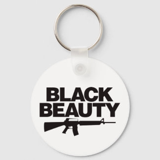 Black Beauty AR - Black Key Ring