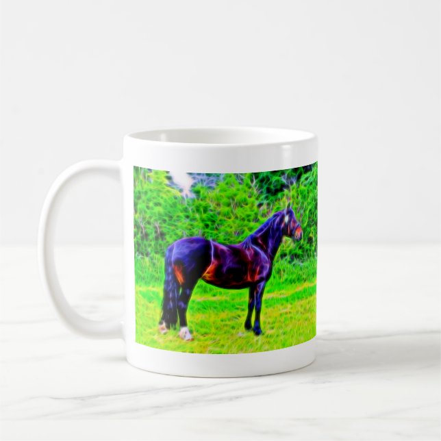 Black Beauty Coffee Mug (Left)