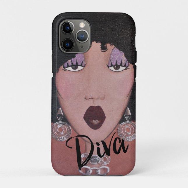 “Black Beauty Diva”  Case-Mate iPhone Case (Back)