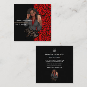 Black Beauty Fashion Business Card