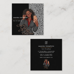 Black Beauty Fashion Business Card