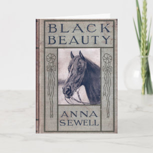 Black Beauty First Edition Cover, Birthday Card