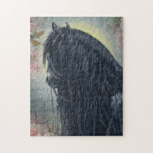 Black Beauty Friesian Horse - Puzzle