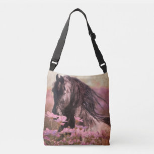 Black Beauty Friesian Horse - Tote Bag