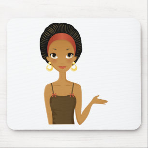Black beauty mouse mat