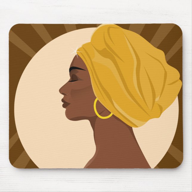 Black Beauty Mouse Pad (Front)