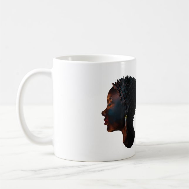 Black beauty of African women Coffee Mug (Left)