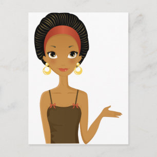 Black beauty postcard