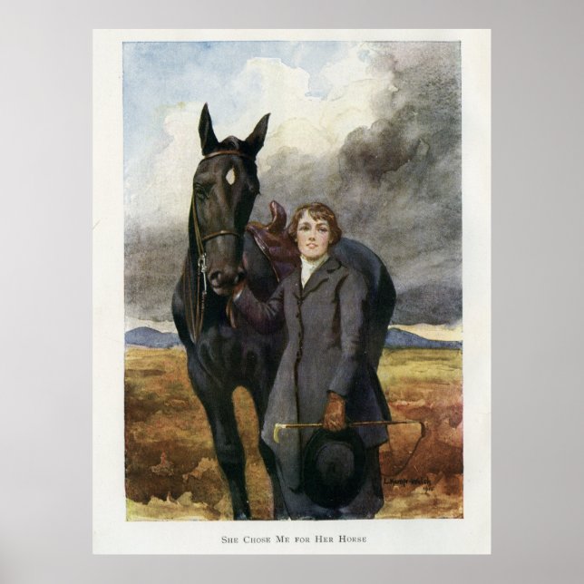 Black Beauty poster - Sewell book painting (Front)