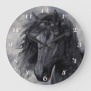 Black Beauty Wall Clock