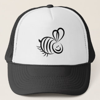 Black Bee Trucker Hat