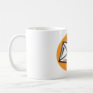 Black Beetle Insect on Envelope Coffee Mug