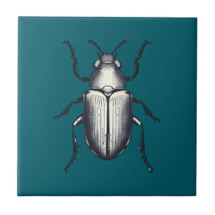Black Beetle  Tile