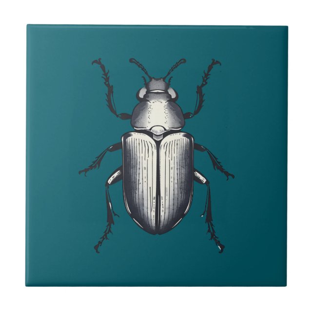 Black Beetle  Tile (Front)