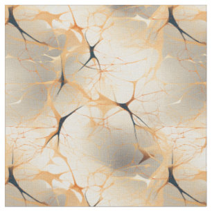 Black & Beige Abstract Fabric