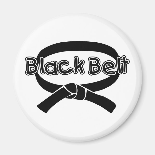 Black Belt 2 Magnet (Front)