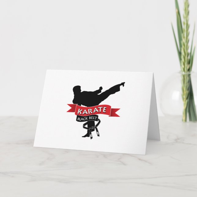 Black Belt Card (Front)