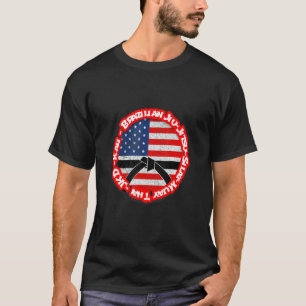 Black Belt Cinta Negra Karate Jiu Jitsu Judo Kung T-Shirt