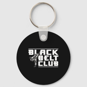 Black Belt Club - Karate Black Belt Key Ring