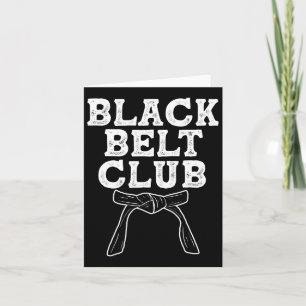 Black Belt Club - Karate Taekwondo Kung Fu Jiu Jit Card