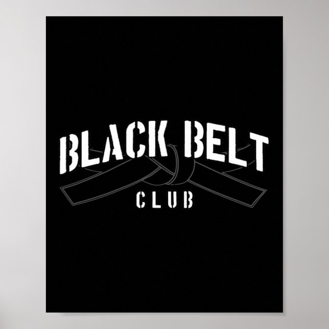 Black Belt Club  Poster (Front)