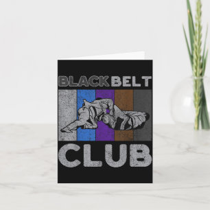 Black Belt Club Vintage BJJ Brazilian Jiu Jitsu Card
