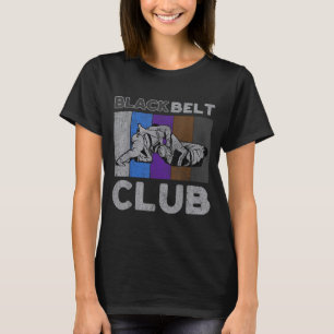 Black Belt Club Vintage BJJ Brazilian Jiu Jitsu T-Shirt