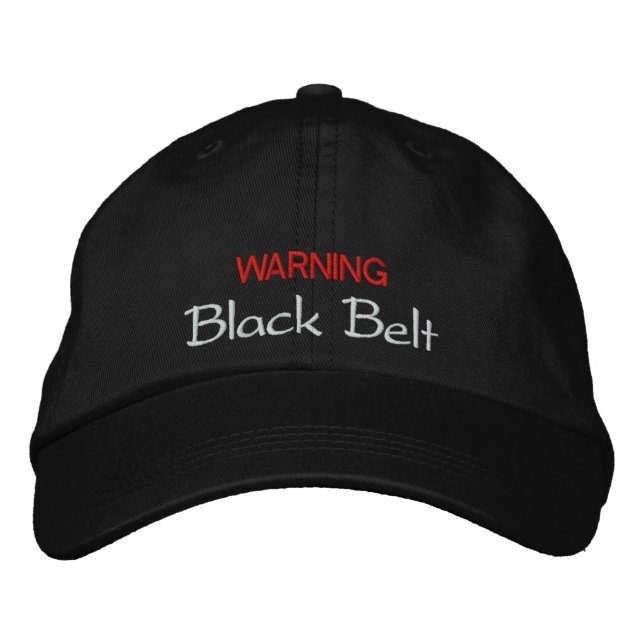 Black Belt Hat (Front)