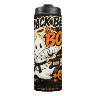 Black Belt in Boo Halloween Karate Tumbler