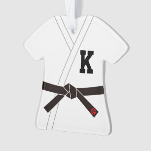 Black Belt (Initial Customisable) Ornament