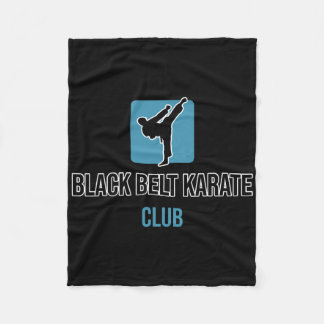 Black Belt Karate Club  Fleece Blanket