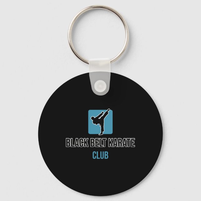 Black Belt Karate Club  Key Ring (Front)
