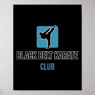 Black Belt Karate Club Poster