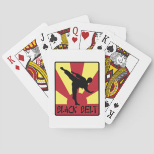 Black Belt Karate Playing Cards