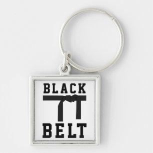 Black Belt Key Ring