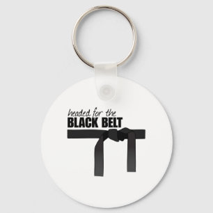 Black Belt Key Ring