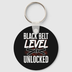 Black Belt Level Unlocked 2 Key Ring