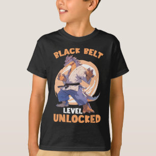 Black Belt Level Unlocked T-Shirt