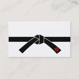 Black Belt, Martial Arts 黒帯, 武道 Business Card