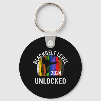 Black Belt Men Achievement Martial Arts Karate Boy Key Ring