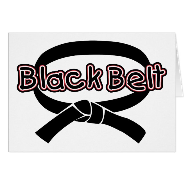 Black Belt (red) (Front Horizontal)
