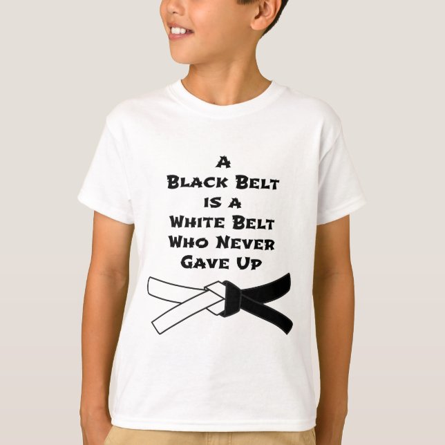 Black Belt T-Shirt (Front)