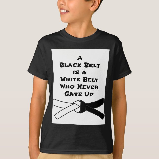 Black Belt T-Shirt (Front)