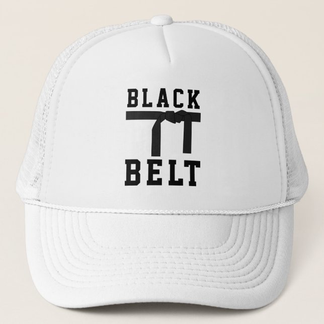 Black Belt Trucker Hat (Front)