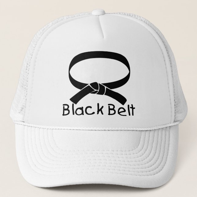 Black Belt Trucker Hat (Front)