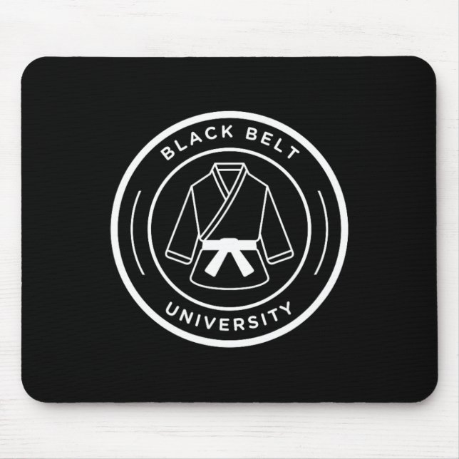 Black Belt University  Mouse Mat (Front)