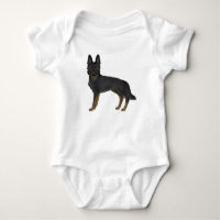 Black Bi-Colour German Shepherd Brown And Black Do
