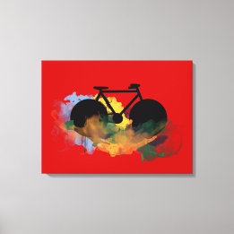 black bicycle urban style decor