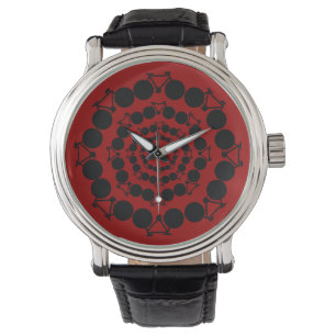 Black Bicycles Elegant  Watch