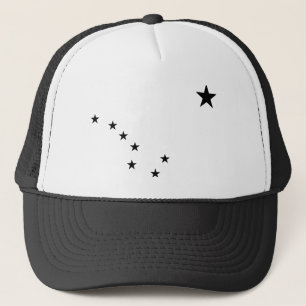 Black Big Dipper Stars Trucker Hat